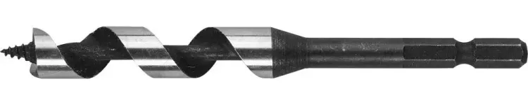 ЗУБР. Сверло по дереву, спираль Левиса, шестигранный хвостовик 1/4", 12х120мм 29483-120-12 купить в Новом Уренгое