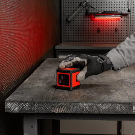 Лазерный уровень MTX XQB GREEN Basic SET, 20 м, зеленый луч, батарейки, резьба 1/4&quot; 35019 купить в Новом Уренгое