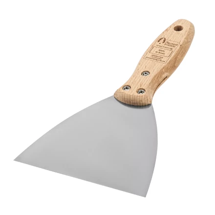 Шпательная лопатка из нержавеющей стали Matrix, 120 мм, буковая рукоятка, EFP 85618 купить в Новом Уренгое