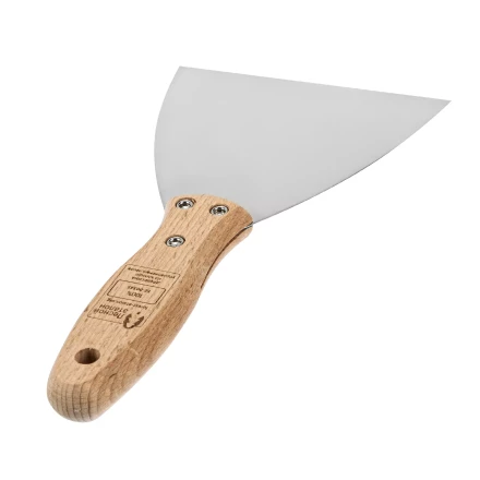 Шпательная лопатка из нержавеющей стали Matrix, 120 мм, буковая рукоятка, EFP 85618 купить в Новом Уренгое