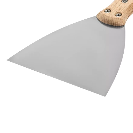 Шпательная лопатка из нержавеющей стали Matrix, 120 мм, буковая рукоятка, EFP 85618 купить в Новом Уренгое