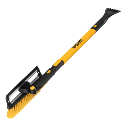Щетка-сметка для снега со скребком Denzel, телескоп, поворотная голова, водосгон, 900-1200 мм 55308 купить в Новом Уренгое