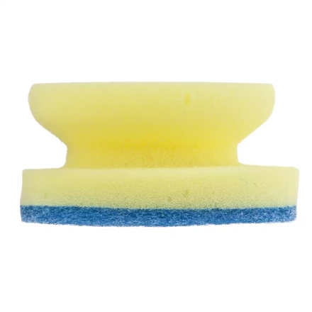 Губки для посуды c тефлоновым покрытием круглые d 95х50 мм 2 шт в картоне ТМ Elfe 92361 купить в Новом Уренгое