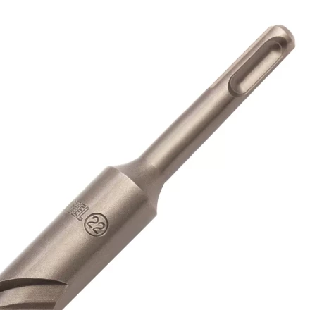 Бур по бетону, двойная спираль, три пылеотводящие кромки, 22 x 460 мм Denzel 705054 купить в Новом Уренгое