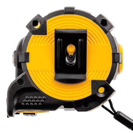 Рулетка Denzel 5м х 25мм, автоматич. фиксац., нейлон. покрытие, магнит. зацеп, двухстор. разметка 31522 купить в Новом Уренгое