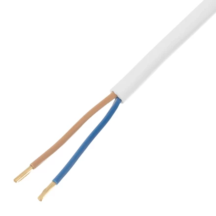 Шнур сетевой Denzel Energy Series, ПВС, 1,5 м, 2 x 1 мм, с неразборной вилкой, белый, 3 м, 37660 купить в Новом Уренгое