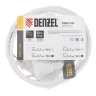 Шнур сетевой Denzel Energy Series, ПВС, 1,5 м, 2 x 1 мм, с неразборной вилкой, белый, 3 м, 37660 купить в Новом Уренгое