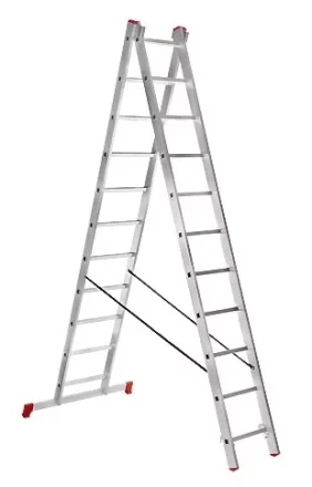 Лестница 2-х секционная алюминиевая 2*12 1013300 купить в Новом Уренгое