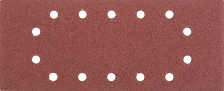 Лист шлифовальный универсальный STAYER &quot;MASTER&quot; на зажимах, 14 отверстий по периметру, для ПШМ, Р100, 115х280мм, 5шт 35469-100 купить в Новом Уренгое