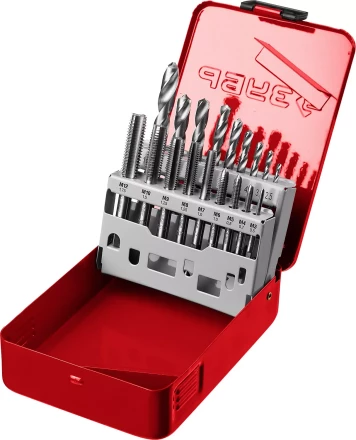 Наборы метчиков и плашек в металлическом боксе серия МАСТЕР купить в Новом Уренгое