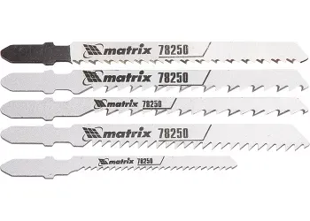 Набор полотен для электролобзика по дереву 5шт MATRIX Professional 78250 купить в Новом Уренгое