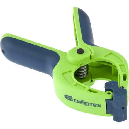 Струбцина клещеобразная 1-5/8 пластиковый корпус двухкомпонентные рукоятки усиленная пружина 42 мм Сибртех 20784 купить в Новом Уренгое