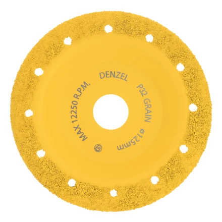 Чашка твёрдосплавная зачистная,125 мм, Наклонная, мелкое зерно #32// Denzel 72979 купить в Новом Уренгое