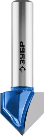 ЗУБР 15.8 x 16 мм, угол 90° мм, фреза пазовая галтельная V-образная, Профессионал (28752-15.8) купить в Новом Уренгое