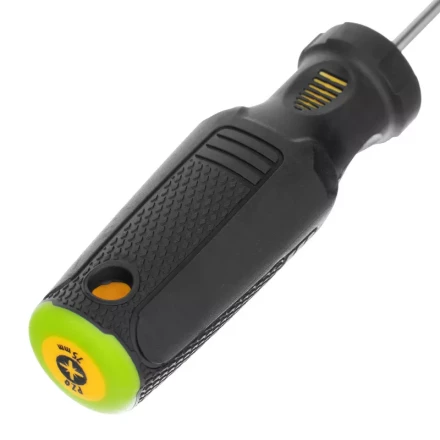 Отвертка PZ0x75 мм, CrV, трехкомпонентная рукоятка Denzel 12203 купить в Новом Уренгое