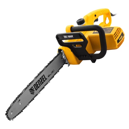 Пила цепная электрическая Denzel EDS-1800P 95615, 1.8 кВт,поперечная, шина 40 см, шаг 3/8, паз 1.3 мм, 57 звеньев купить в Новом Уренгое