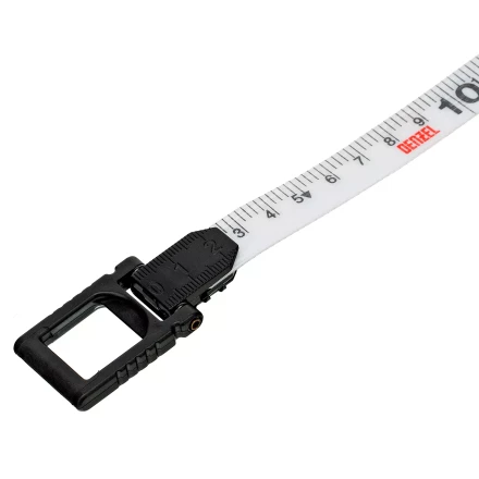 Рулетка геодезическая Denzel 30 м х 15 мм, закрытый корпус, фиберглассовая лента 31291 купить в Новом Уренгое