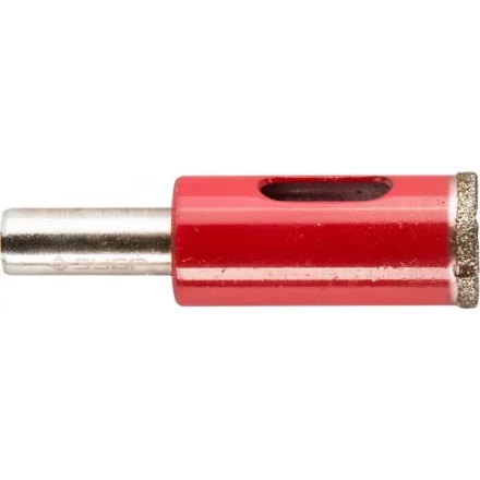 Сверло ЗУБР алмазное трубчатое по кафелю, керамике, зерно 60, 16мм 29850-16 купить в Новом Уренгое