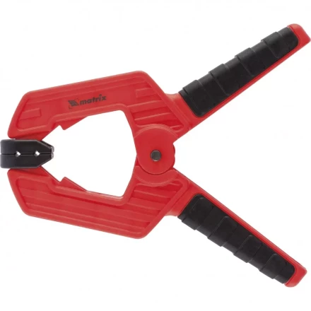 Струбцина клещеобразная 4 усиленная пластиковый корпус двухкомпонентные рукоятки 100 мм Matrix 20794 купить в Новом Уренгое