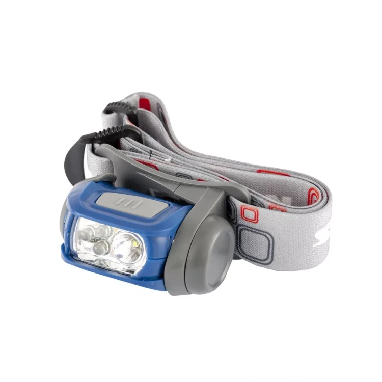 Фонарь налобный Sport ABS пластик CREE XP-E LED 3 Вт 120 Лм + 3 эко Led 8-18 часов 3хААА Stern 90569 купить в Новом Уренгое