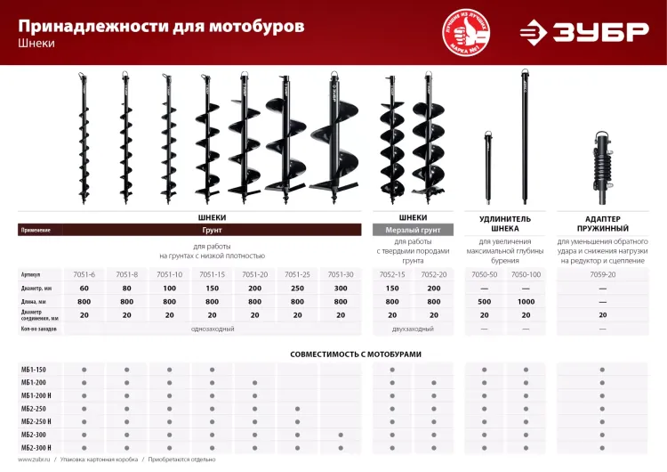 Мотобур (бензобур) МБ2-250 серия МАСТЕР купить в Новом Уренгое