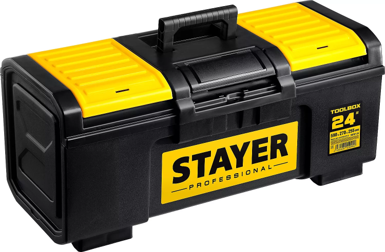Ящик для инструмента "TOOLBOX-24" пластиковый, STAYER Professional 38167-24 купить в Новом Уренгое