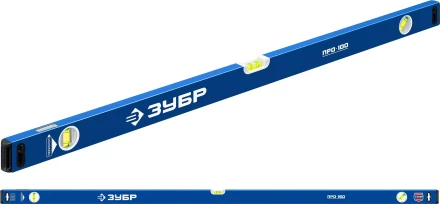 ЗУБР ПРО, 1500 мм, уровень с усиленным профилем, Профессионал (34590-150) купить в Новом Уренгое