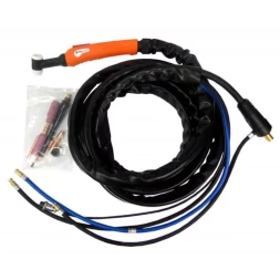 Горелка UnoTIG 18 8м разъем 35мм2 с кнопкой ж/охл FoxWeld