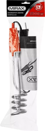 Кипятильник MIRAX, 1000 Вт, 220В 55418-10 купить в Новом Уренгое