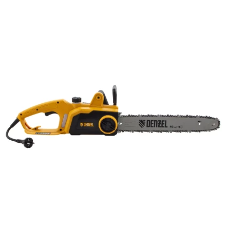 Пила цепная электрическая Denzel EDS-2000P 95616, 2 кВт,поперечная, шина 40 см, шаг 3/8, паз 1.3 мм, 57 звеньев купить в Новом Уренгое