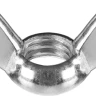Гайка ЗУБР "МАСТЕР" барашковая, DIN 315, оцинкованная, M6, 5кг 303730-06 купить в Новом Уренгое
