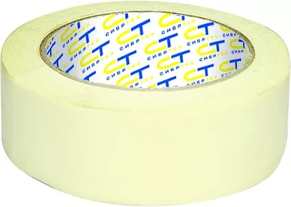 Лента малярная 23 мм х 25 м на бумажной основе  СИБРТЕХ 88838 купить в Новом Уренгое