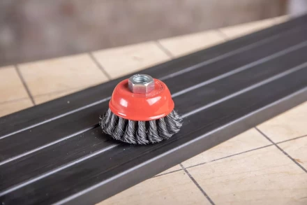 Кордщетка HAMMER чаша 75мм для УШМ витая сталь (207-105) купить в Новом Уренгое