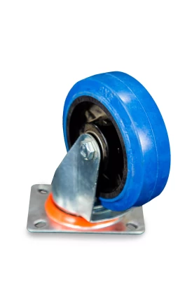 Колесо поворотное из эластичной резины MW150 150 мм 1024401 купить в Новом Уренгое