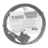 Шнур сетевой Denzel Energy Series, ПВС, 1,5 м, 3 x 1 мм, с неразборной вилкой, черный, 3 м, 37663 купить в Новом Уренгое