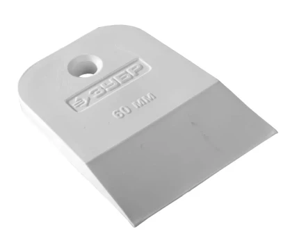 Шпатель ЗУБР &quot;МАСТЕР&quot; резиновый, белый, 1шт, 60мм 1016-60_z01 купить в Новом Уренгое