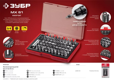 Набор бит серия МАСТЕР купить в Новом Уренгое