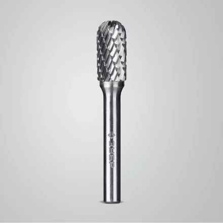 Зубр Твердосплавная борфреза C - цилиндр со сферическим концом, 10 х 20 мм (28802-10-20) купить в Новом Уренгое