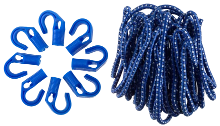 Шнур резиновый крепежный ЗУБР d 8 мм 10 м 8 переставных крюков 40511 купить в Новом Уренгое