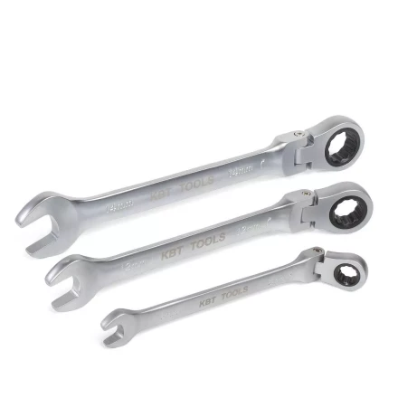 Ключ гаечный комбинированный трещоточный с шарниром 19 мм серия KBT-PROFESSIONAL (79199) купить в Новом Уренгое