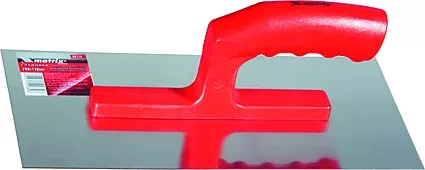 Гладилка из нерж. стали 280 х 130 мм зеркальная полировка пластмас. ручка  MATRIX 86776 купить в Новом Уренгое