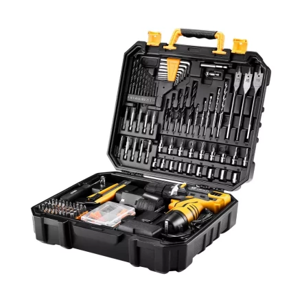 Дрель аккумуляторная DEKO DKCD12FU-Li, 063-4139 + набор 193 аксессуара купить в Новом Уренгое