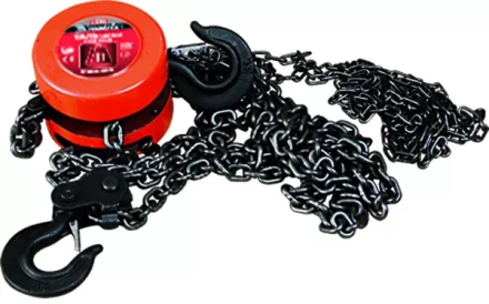 Таль цепная 5 т h  подъема 3 м расстояние между крюками 600 мм  MATRIX 519425 купить в Новом Уренгое