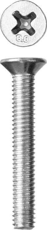 Винт ЗУБР DIN 965, класс прочности 8.8, оцинкованный, M6x50 мм, ТФ6, 5 шт. 4-303116-06-050 купить в Новом Уренгое