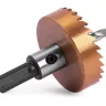 HSS-TiN коронка MESSER 50мм с центр. сверлом и толкающей пружиной для  лист. материала  до 2 мм ц/х купить в Новом Уренгое