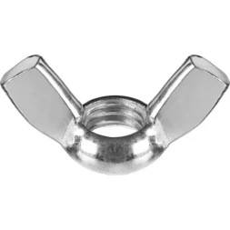 Гайка ЗУБР барашковая, DIN 315, оцинкованная, M5, ТФ6, 5 шт. 4-303736-05