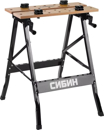 Верстак столярный СИБИН складной, 605х635х780 мм 38723 купить в Новом Уренгое