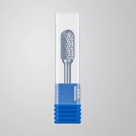 Зубр Твердосплавная борфреза C - цилиндр со сферическим концом, 12 х 25 мм (28802-12-25) купить в Новом Уренгое