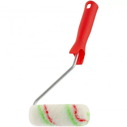 Мини-валик в сборе &quot;Эмали&quot; 110 мм ворс 12 мм D 16 мм D ручки 6 мм полиамид полиакрил Сибртех 80584 купить в Новом Уренгое