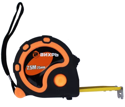 Рулетка Вихрь 7,5мх25мм купить в Новом Уренгое
